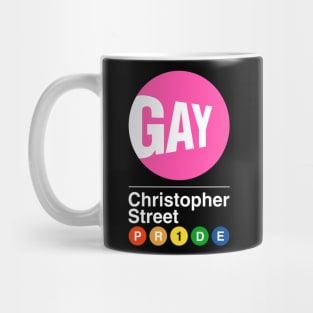 Gay Pride NYC Subway Mug